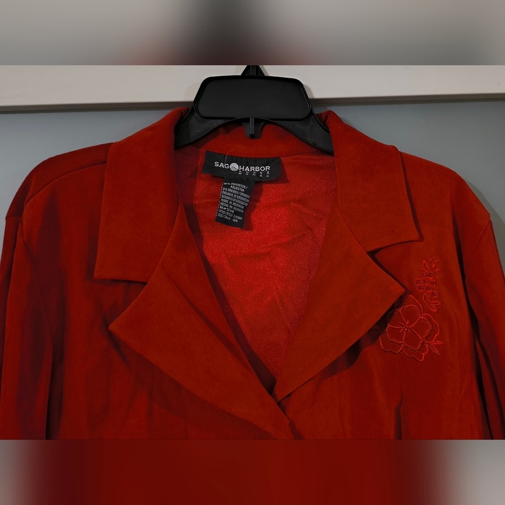 Sag Harbor Red Blazer - Picture 5 of 5